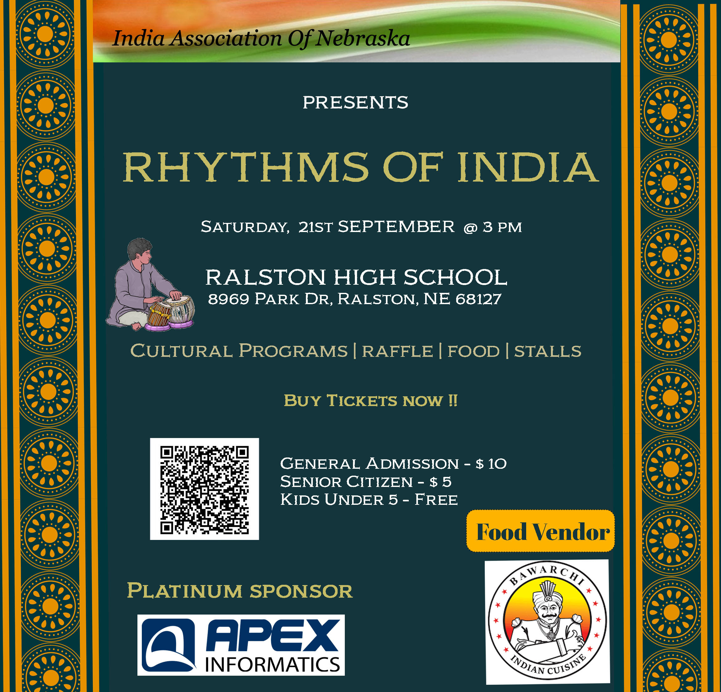 Rhythms of India 2024 Flyer