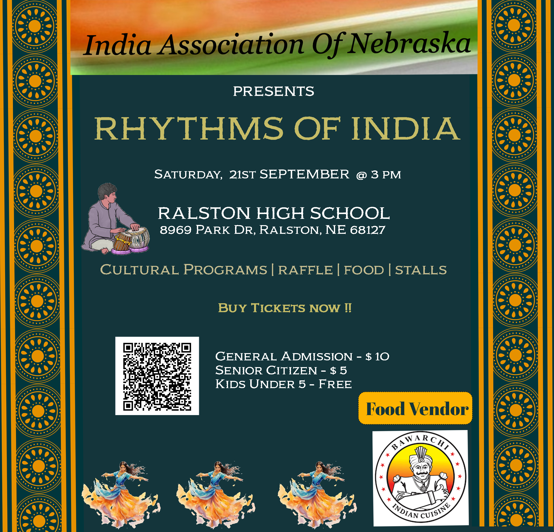 Rhythms of India 2024 Flyer