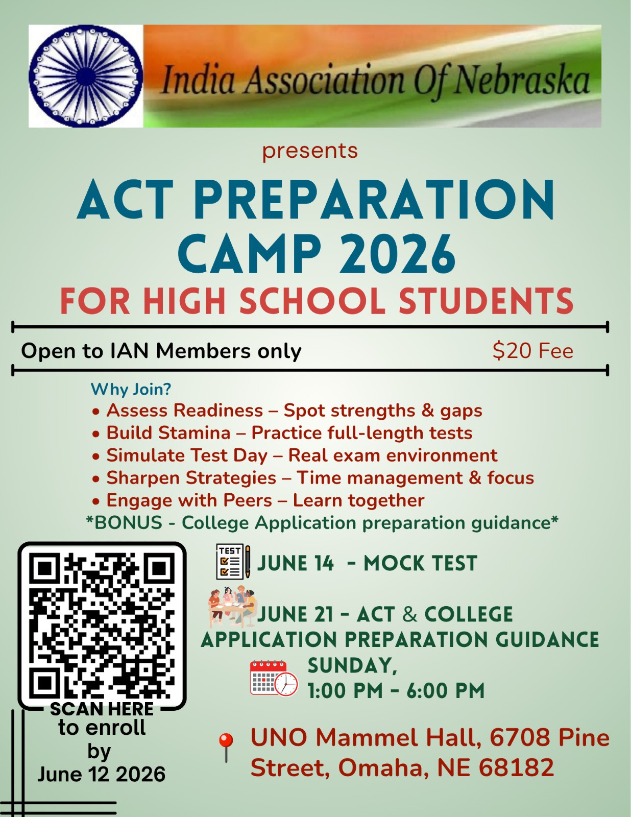ACT Preparation Camp 2026